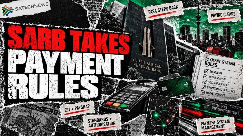 The Reserve Bank has taken direct control of key South African payment-system rules